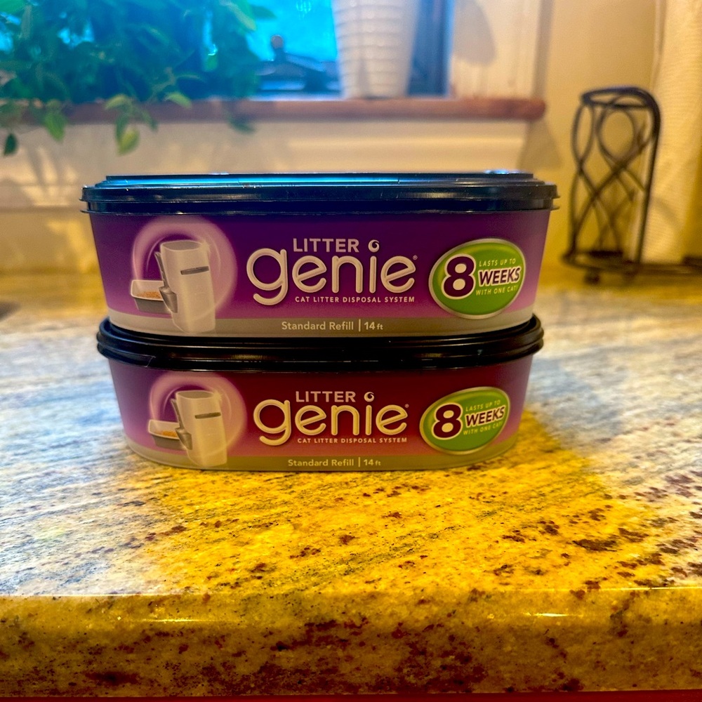 Litter Genie Cat Litter Disposal System Standard Refill 2-Pak